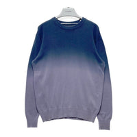 STUSSY ステューシー グラデーション コットンセーター ブルーxパープル sizeS 瑞穂店