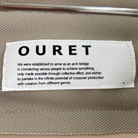 OURET オーレット 6ポケット ハイネック ジャケット グレージュ size1 瑞穂店