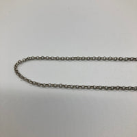 Chrome Hearts クロムハーツ (原本無) 20inch NECKCHAIN R20 ロールチェーン シルバーネックレス 2001 925 約5.26g 瑞穂店