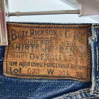 BUZZ RICKSON'S バズリクソンズ lot023 青タブ セルビッジ デニムパンツ インディゴ size30 瑞穂店