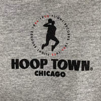 90's J23 CHICAGO FLIGHT RECORDS 1984-1998 マイケルジョーダン プリントTシャツ グレー anvil Size XL 福生店