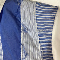 COMME des GARCONS HOMME コムデギャルソンオム HQ-B033 AD2015 ストライプパッチワーク ポケット付き 半袖シャツ ホワイト sizeXS 瑞穂店