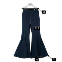 MAISON SPECIAL メゾンスペシャル ストレッチ フレアパンツ ブラック ナイロン 21241465809 Size 36 瑞穂店