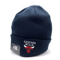 New Era ニューエラ CHICAGO BULLS シカゴブルズ ベーシックカフ ニット ビーニーキャップ ブラック 刺繡 BAYFLOW 福生店