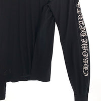 CHROME HEARTS クロムハーツ CH Scroll Logo L/S Pocket Tee スクロールラベルバックプリント ロングスリーブ ポケットTシャツ アーム 長袖 ブラック Size XL 福生店