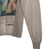 80's LONDON BEAT ALL STAR DJ’S 1988 マリアプリント ロングスリーブTシャツ ホワイト Hanes BEEFY Size L 福生店