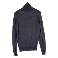 JOHN SMEDLEY ジョンスメドレー ウール タートルネックセーター グレー 薄手 Size M 福生店