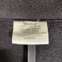 WAIPER.INC ワイパーインク POLARTEC ジップアップ フリースジャケット ミリタリー ブラック 8415-01-461-8001 Size M 福生店