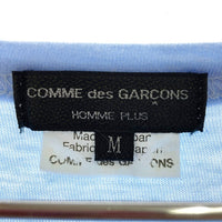 COMME des GARCONS HOMME PLUS コムデギャルソンオムプリュス PA-T019 AD2017 Disco期 異素材切替 Tシャツ ブルー sizeM 瑞穂店