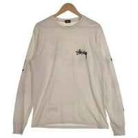 STUSSY ステューシー Angel Pigment Dyed L/S Tee エンジェル ピグメント ダイ 長袖 Tシャツ ロンT オフホワイト Size M 福生店