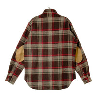 Polo Ralph Lauren ポロラルフローレン USA製 シャツジャケット ガンパッチ エルボーパッチ ブラウン sizeM 瑞穂店