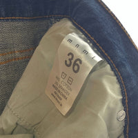 mnml ミニマル ダメージデニムパンツ 裾ジップ インディゴ Size 36 福生店