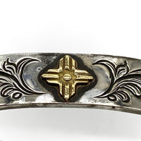 Dear Blossom ディアブロッサム 12mm K18 唐草 シルバーバングル SILVER 福生店