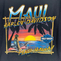 HARLEY-DAVIDSON ハーレーダビッドソン 死神 マウイ プリントTシャツ ブラック Size L 福生店