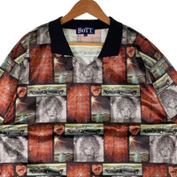 BoTT ボット 総柄プリント ゲームシャツ 半袖 ブラック マルチ 241BoTT06 Size XL 福生店
