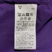 DAIRIKU ダイリク 22SS H-S Dress Shirt with Money Clip ドレスシャツ 半袖 マネークリップ パープル 22SS S-9 Size M 福生店