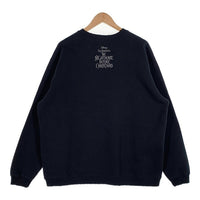 JOURNAL STANDARD ジャーナルスタンダード ディズニー ナイトメアビフォアクリスマス クルーネックスウェットトレーナー ブラック ダメージ加工 Size L 福生店