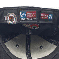 90's New Era ニューエラ NHL ニュージャージー・デビルス 59FIFTY ベースボールキャップ ブラック ウール Size 7 1/4 (57.7cm) 福生店