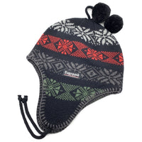 SUPREME シュプリーム オールド ウールニットキャップ イヤーマフ 雪柄 ボンボン ブラック 中国製 福生店