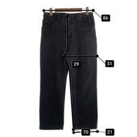 90's Lee リー ブラック デニム パンツ ジーンズ テーパード 200-8908 Size 34×30 福生店