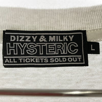 HYSTERIC GLAMOUR ヒステリックグラマー 02231CT20 23SS HYS BEAR ロゴベアプリント Tシャツ ホワイト sizeL 瑞穂店