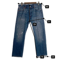 LEVI'S PREMIUM リーバイス ジャーナルスタンダード別注 501 デニムパンツ USED/ペンキ加工 インディゴ 0047H-0000 Size 34×28 福生店