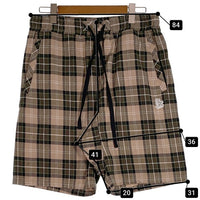 EXAMPLE エグザンプル EX CHECK SAROUEL SHORTS チェック サルエルショーツ ベージュ Size XL 福生店