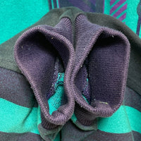 adidas アディダス 万国旗タグ ストライプ切替 スウェットトレーナー パープルxターコイズ size- 瑞穂店