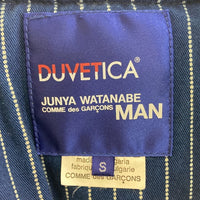 JUNYA WATANABE COMME des GARCONS MAN WO-V401 AD2014 ジュンヤワタナベ コムデギャルソンマン DUVETICA デュベティカ パッチワーク ダウンベスト ネイビー sizeS 瑞穂店
