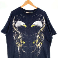 00's Thunder Eagle サンダーイーグル プリントTシャツ ブラック GILDAN Size XL 福生店