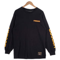 MASSES マシス 26SS VANSON バンソン L/S T-SHIRT プリント ロングスリーブTシャツ 長袖 ブラック Size L 福生店