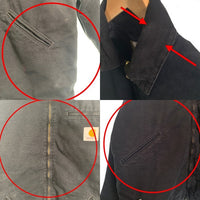 Carhartt WIP カーハートワークインプログレス OG DETROIT JACKET デトロイトジャケット ダック地 内キルティング ブラック I035614.00E Size M 福生店