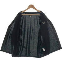 Needles ニードルズ V Neck Cardigan Vネックカーディガン 刺繡 ブラック LQ246 Size L 福生店