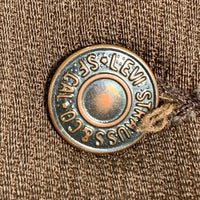 70's LEVI'S リーバイス Cotton Pique Trucker Jacet コットンピケ トラッカージャケット ボタン裏529 ビッグE 三角タグ ブラウン Size M相当 福生店