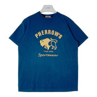 Pherrow’s フェローズ フロントプリントTシャツ ネイビー sizeXL/42 瑞穂店