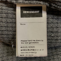 DESCENDANT ディセンダント ワッフル サーマルカットソー グレー Size 3 福生店