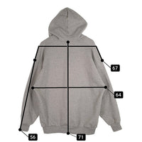 NAUTICA ノーティカ 20AW ARCH LOGO SWEAT HOODIE アーチロゴ プルオーバースウェットパーカー グレー 213-1250 Size L 福生店