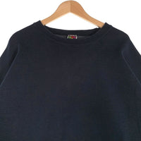 00's FRUIT OF THE LOOM フルーツ オブ ザ ルーム クルーネック スウェット プルオーバー フルーツタグ ブラック メキシコ製 Size XXL 福生店