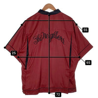 NEIGHBORHOOD ネイバーフッド 23SS BOWLING SHIRT SS ボーリングシャツ ボルドー レーヨン コットン 231SPNH-SHM04 Size XL 福生店