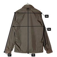 COLIMBO コリンボ フランネル裏地 ナイロン コーチジャケット ブラウン sizeXL 瑞穂店