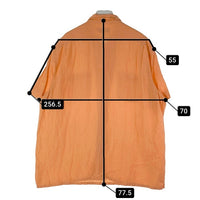 POLO RALPH LAUREN ポロラルフローレン リネンシルク 半袖 オープンカラーシャツ サーモンピンク sizeXXL 瑞穂店