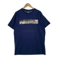 90's STUSSY ステューシー moon landing フォトプリント Tシャツ ネイビー 月面着陸 紺タグ USA製 Size XL 福生店