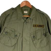 BUZZ RICKSON'S バズリクソンズ U.S.ARMY ジャングルファティーグ ミリタリージャケット ペイント&ハードウォッシュ オリーブ BR12950 12247 Size M-S 福生店