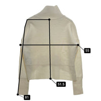 ADORE アドーア ハイネックウールニット 531-270127 ホワイト size38 瑞穂店