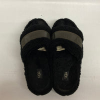 UGG アグ 1131971 Fluffita Clear ムートンサンダル ブラック size24cm※かかと使用感あり 瑞穂店