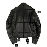 Schott ショット 613 ワンスター レザー ダブルライダースジャケット ブラック Size 38 福生店