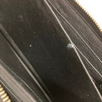 YVES SAINT LAURENT イヴサンローランリヴゴーシュ 352907 YSLロゴ ラウンドファスナー 長財布 ブラック 瑞穂店