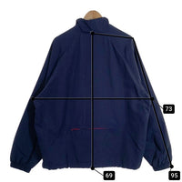 SUPREME シュプリーム Contrast Zip Track Jacket コントラスト ジップ トラックジャケット ネイビー ナイロン Size L 福生店