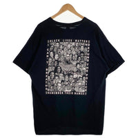 BLACK LIVES MATTER ブラックライヴズマター プリントTシャツ ブラック Size 2XL 福生店