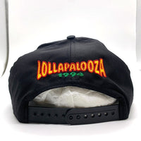 90`s LOLLAPALOOZA ロラパルーザ 1994年製 6パネル スナップバック キャップ ブラック 福生店